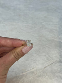 Radiant Solitaire Diamond Engagement Ring