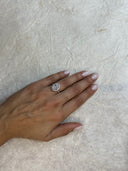 3.50 Carat Oval Halo Diamond Engagement Ring
