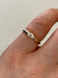 0.25 Carat Marquise Diamond Ring in 14K Yellow Gold