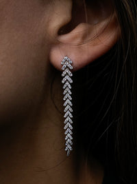 Leaf Drop Earrings