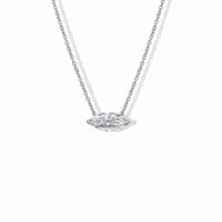 Marquise-Cut Diamond Solitaire Pendant