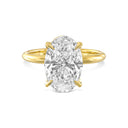 3.50 Carat Oval Solitaire Diamond Engagement Ring