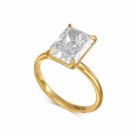 Radiant Solitaire Diamond Engagement Ring