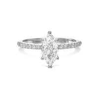 1.30 Carat Marquise Cut Diamond Engagement Ring