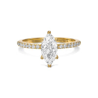1.30 Carat Marquise Cut Diamond Engagement Ring