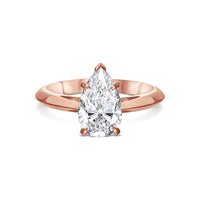 Pear Shape Solitaire Engagement Ring