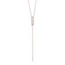 Dropping Baguettes Necklace