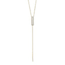 Dropping Baguettes Necklace