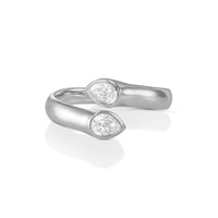 Pear Shape Toi et Moi Diamond Ring