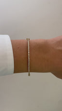 1.10 Carat Elegant Diamond Bangle in 14K Yellow Gold