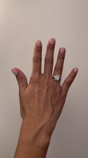 3.50 Carat Emerald With Baguette Side Stones Diamond Engagement Ring