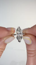 3.00 Carat Marquise Cut Solitaire Diamond Engagement Ring