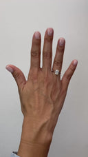 2.00 Carat Elongated Cushion Solitaire Diamond Engagement Ring