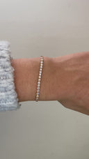 1.50 Carat Diamond Tennis Bracelet (Half Setting)