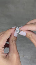 3.00 Carat Marquise Cut Solitaire Diamond Engagement Ring